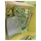 Box of miscellaneous to include truck seat back