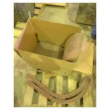 Truck seat and fuel tank brackets