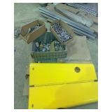 Steel spacers of miscellaneous widths trim parts