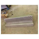 Diamond plated fuel tank cover