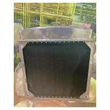 Auto car radiator with chrome