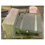 Two large aluminum hydraulic tank with one