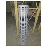 Four large chrome muffler guards