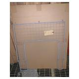 Approximately 20 metal racks