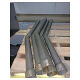 Five vent exhaust tubes