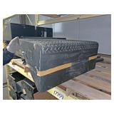 Battery box cover with step