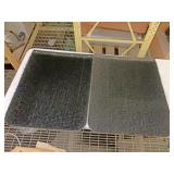 Rear mudflaps with plastic backs