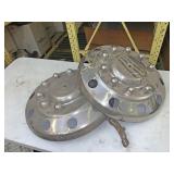 Chrome wheel covers with hardware