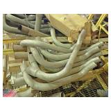 Miscellaneous spent 3 1/2 inch exhaust tubing