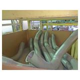 Approximately 10 curved exhaust hose