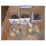 Three speedometers and extension cord adapters
