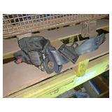 Metal crate full of retracting seatbelts Volvo