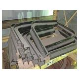 Metal fuel tank brackets