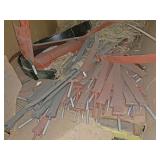 Volvo steel fuel tank straps