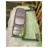Volvo driver side truck mirror