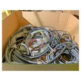 Large lot of miscellaneous hoses hydraulic hoses