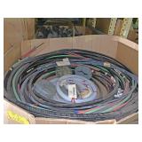 Large box of miscellaneous air hosing and tubing