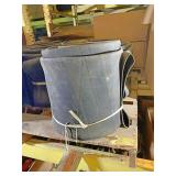 Collapsible large rubber hose