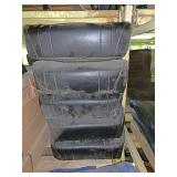 Five black semi see bottoms