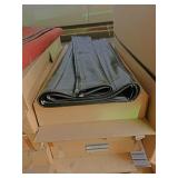 Lot of three black sleeper curtains