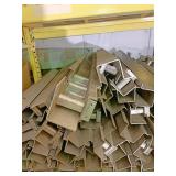 Approximately 40 metal brackets