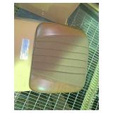 Two brown seat cushions