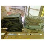 Floor mats and replacement complete seats