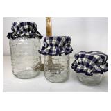 Blue ribbon canning jars
