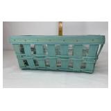 Turquoise medium patio basket with Protector