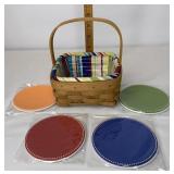 Coaster with Sunny days stripe Liner and