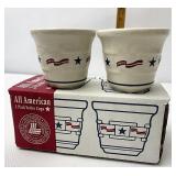 NIB All American votive cups