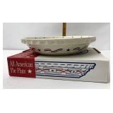 NIB All American pie plate