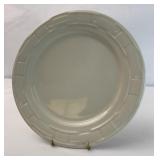 Longaberger USA ivory dinner plate