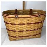 Large boardwalk with red accent weave and