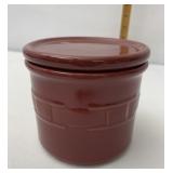 USA paprika 1 pint crock with lid