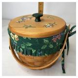 Small Fruit Liner and Protector hand-painted lid
