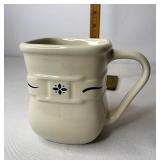 Blue soft square mug