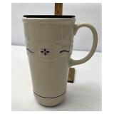 Blue travel mug