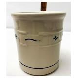 USA Blue 1 quart crock