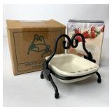Miniature 8 x 8 baking dish and stand