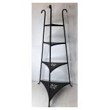Wrought iron mixing bowl stand