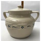 Longaberger USA green cookie jar