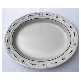 USA Green oval serving platter