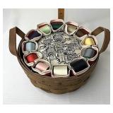 Button with sewing kit