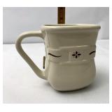 Red soft square mug