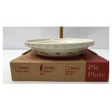 USA red pie plate
