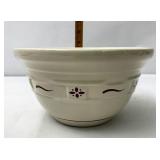 USA red medium mixing bowl