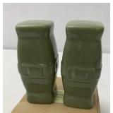 NIB Sage soft square salt and pepper