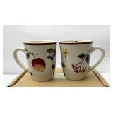 NIB berry mugs