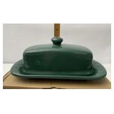 NIB ivy Covered butter dish